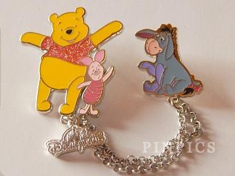 HKDL - Winnie the Pooh, Piglet and Eeyore - Chain