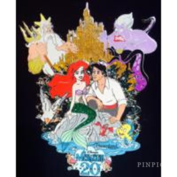 DLR - Ariel, Eric, Ursula, Triton - AP - Little Mermaid - 20th Anniversary Featured Artist 2009 - Jumbo