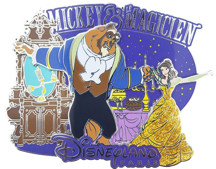 DLP - PTE - Mickey & Le Magicien - Beauty And the Beast Mini Jumbo