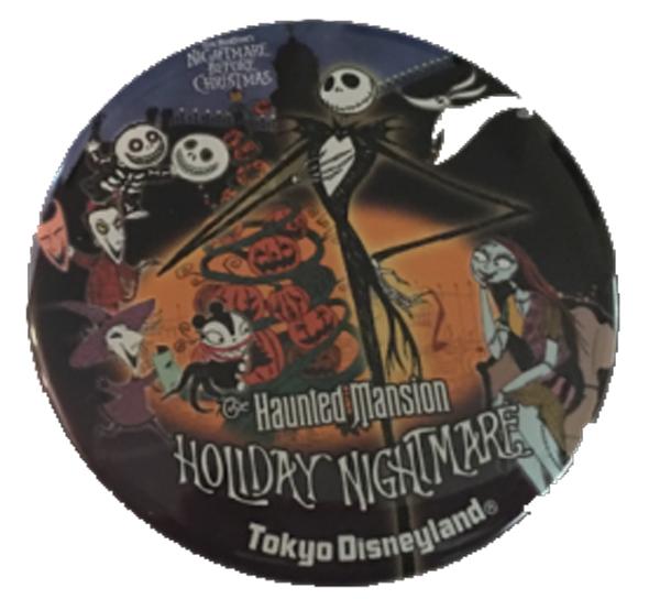 TDR - Tokyo Disneyland Haunted Mansion Holiday Nightmare Button