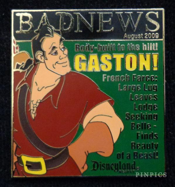 DL - Gaston - Beauty and the Beast - August - Bad News Magazine