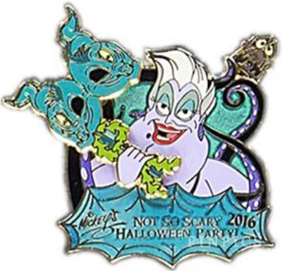 WDW - MNSSHP 2016 - Villains 6 pin Tiered Frame Set - Ursula Completer pin ONLY