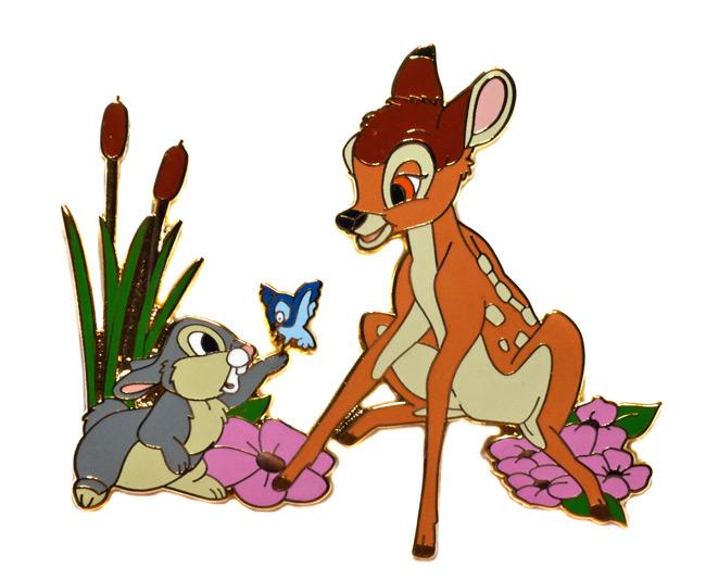 Disney Auctions - Bambi & Thumper with Bird
