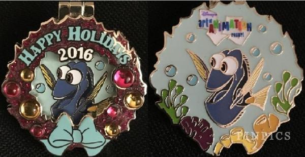 WDW - Dory - Holiday Wreaths Resort Collection 2016 - Art of Animation