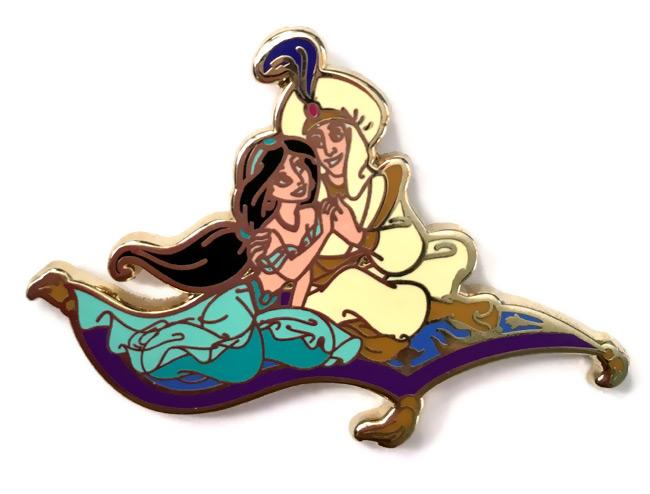 Aladdin and Jasmine on Magic Carpet