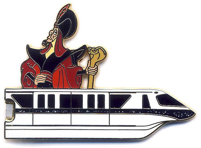 WDW - Jafar - Black Villain Monorail - Gold Card Collection