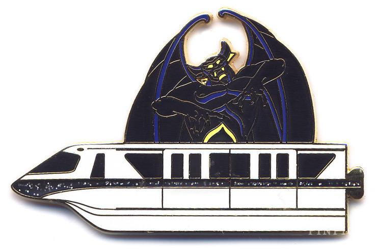 WDW - Chernabog - Black Villain Monorail - Gold Card Collection