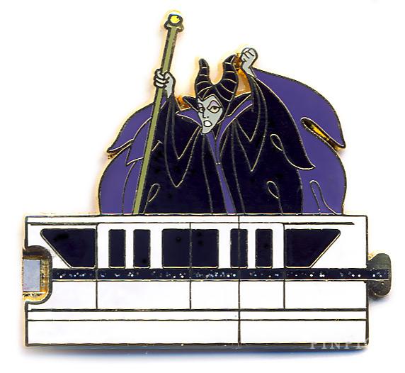 WDW - Maleficent - Black Villain Monorail - Gold Card Collection