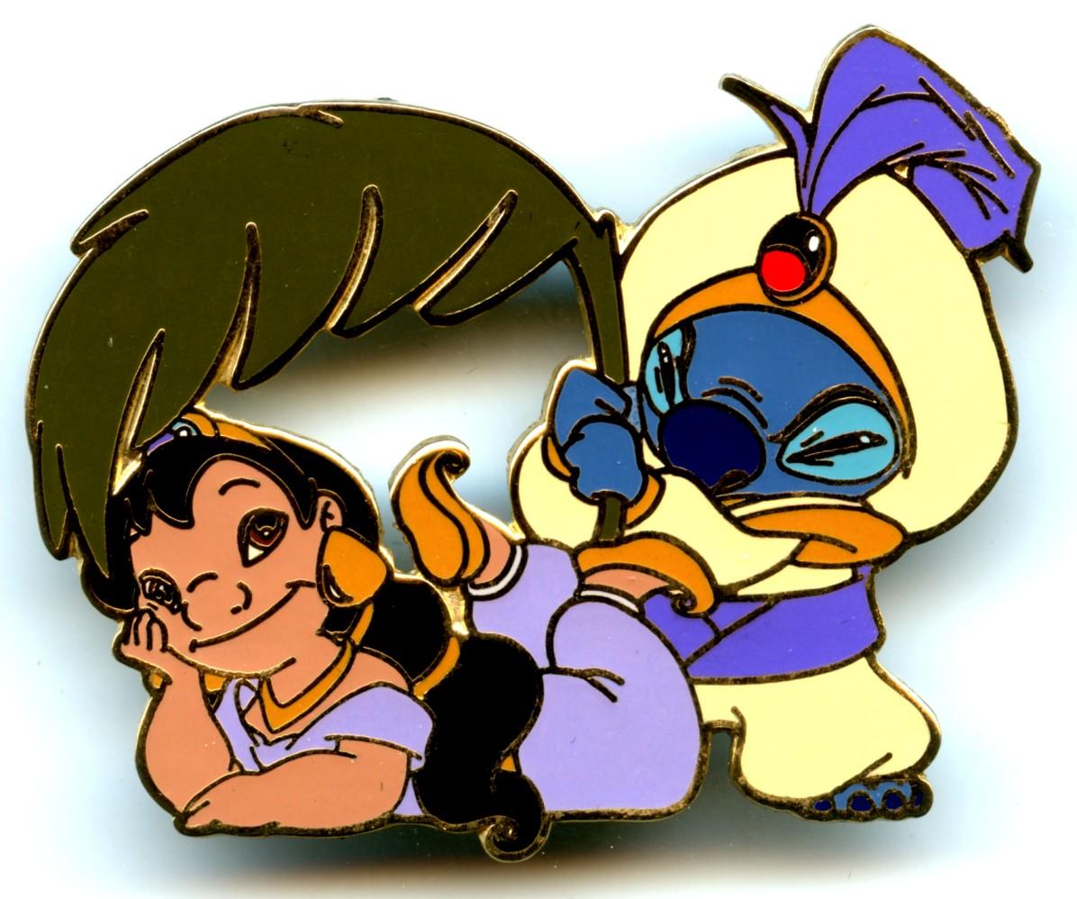 Disney Auctions - Lilo and Stitch as Aladdin & Jasmine