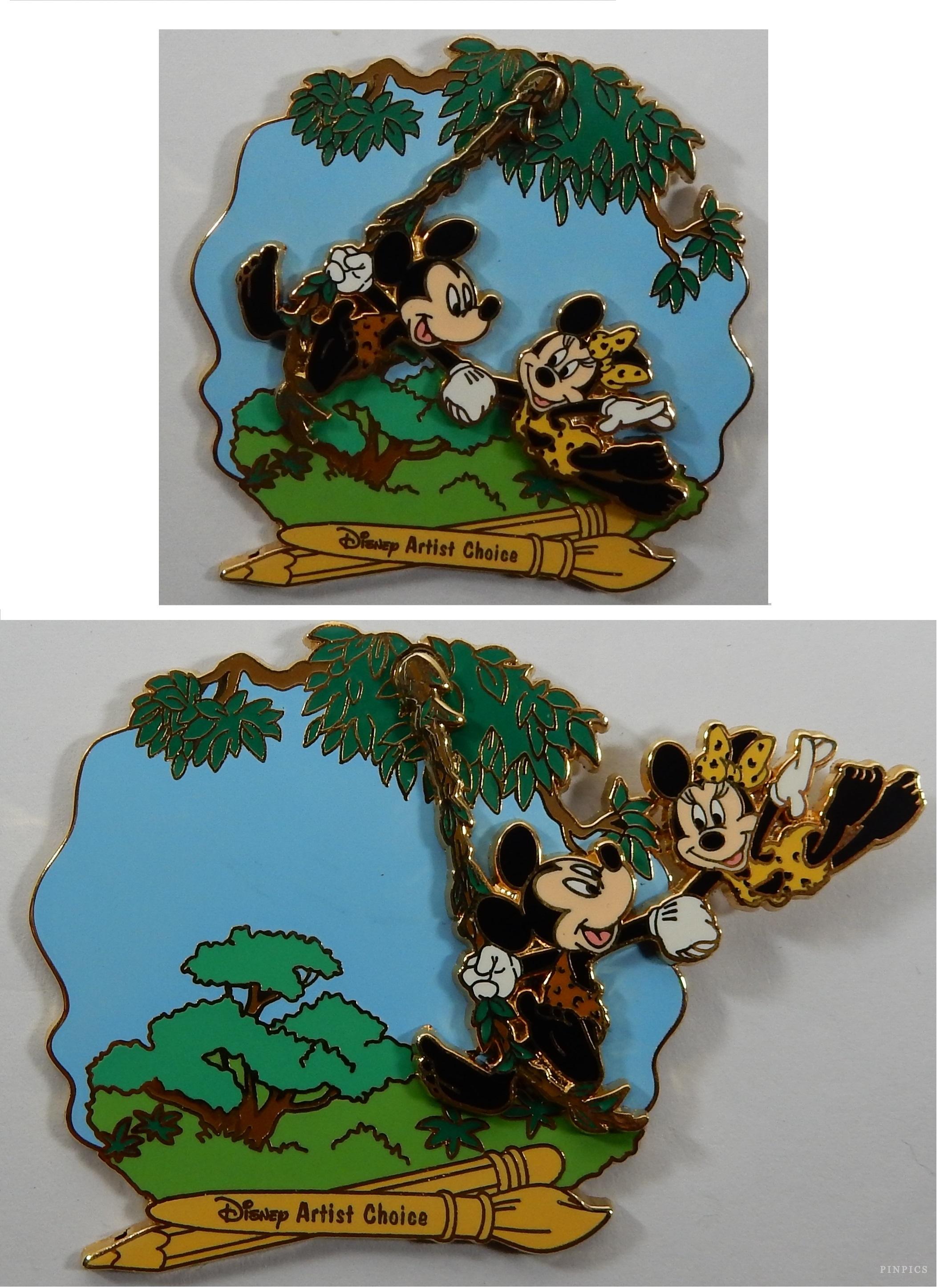 WDW - Mickey & Minnie - Tarzan - Artist Choice #3 - Adventures in Pin Trading - Animal Kingdom
