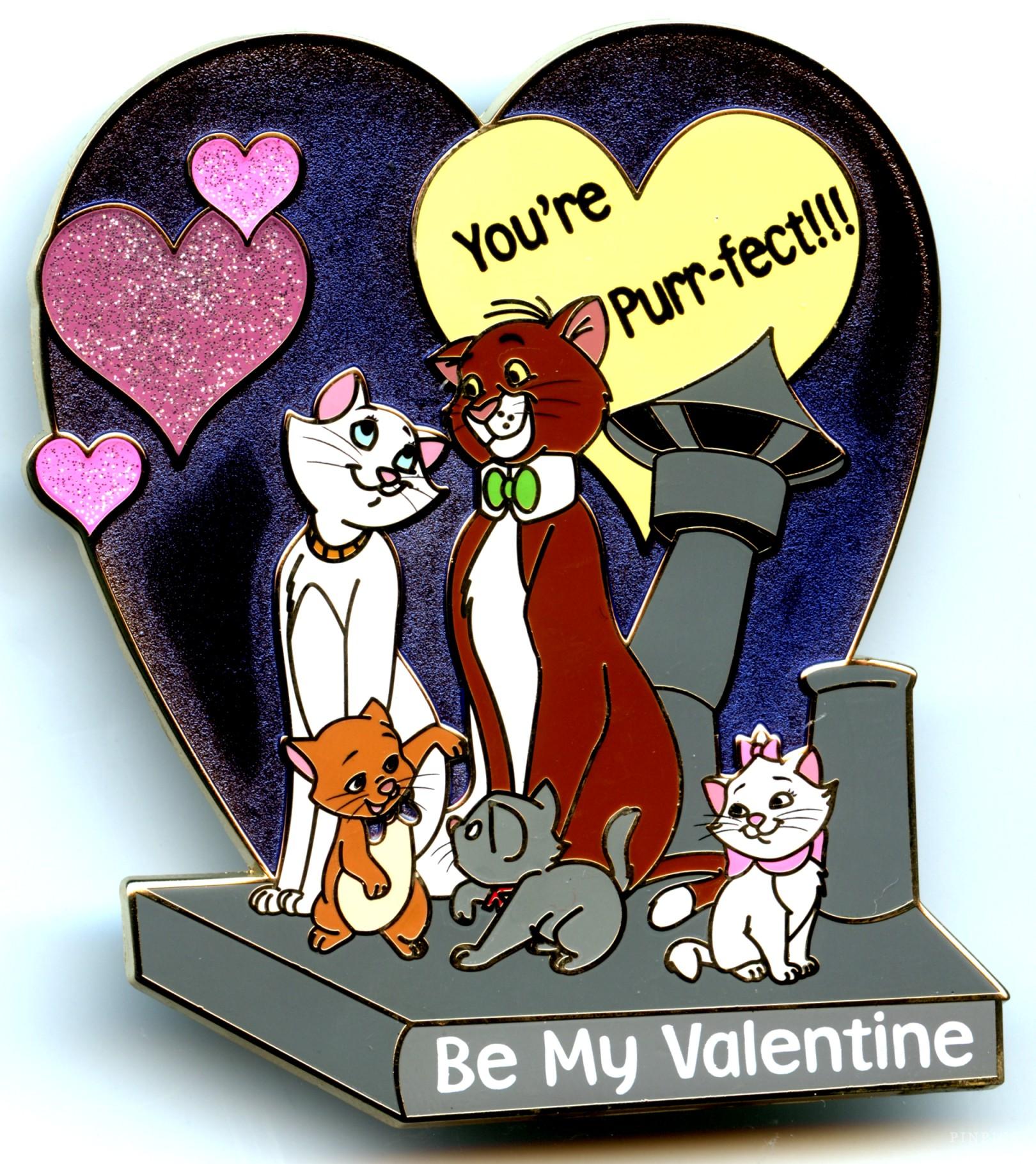 WDI Aristocats Valentine's Day Pin