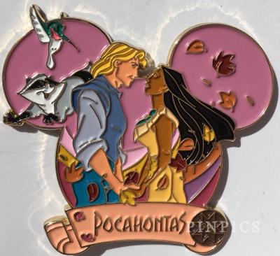 The Bradford Exchange - Pocahontas, John Smith, Meeko and Flit - Magical Moments of Disney