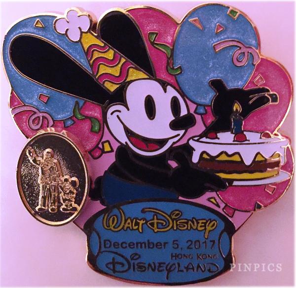 HKDL - Oswald the Lucky Rabbit - Walt Disney's Birthday 2017 - Cake and Balloons