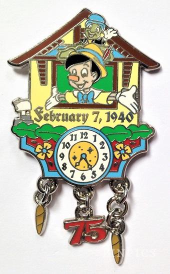 Cast Member- Pinocchio 75th anniversary pin