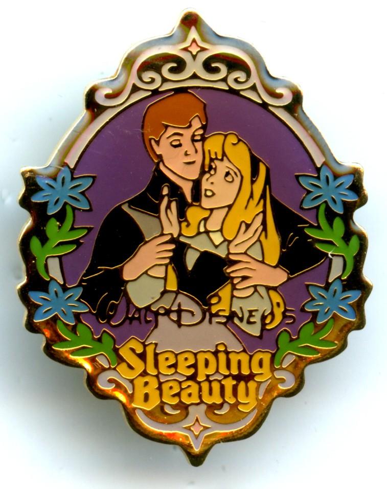 Sleeping Beauty Watch 40th Anniversary Commemorative Pin (Briar Rose & Phillip)