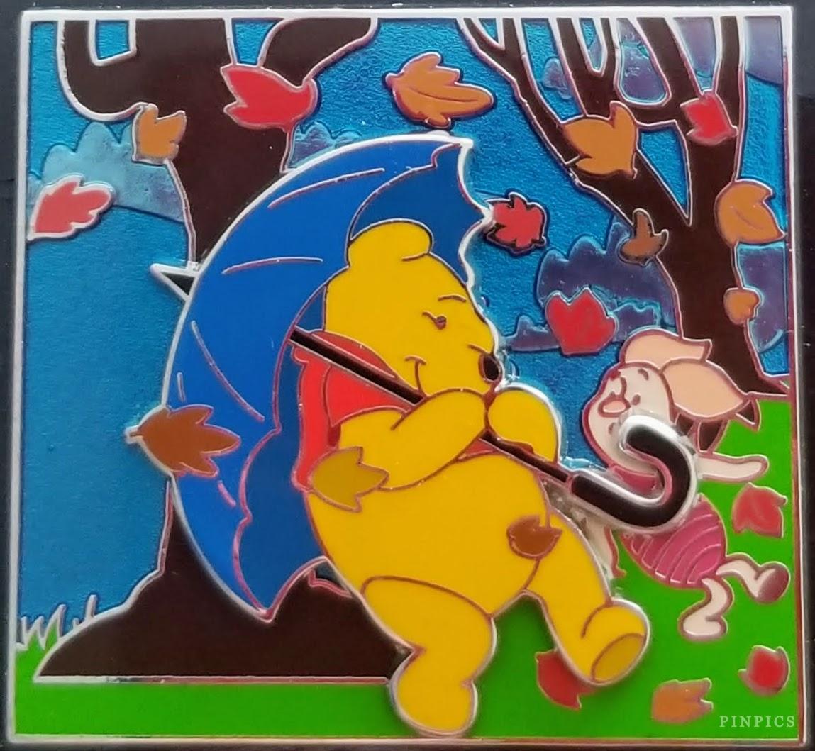 Pooh and Piglet - Winnie the Pooh - Blustery Day - Umbrella - Slider