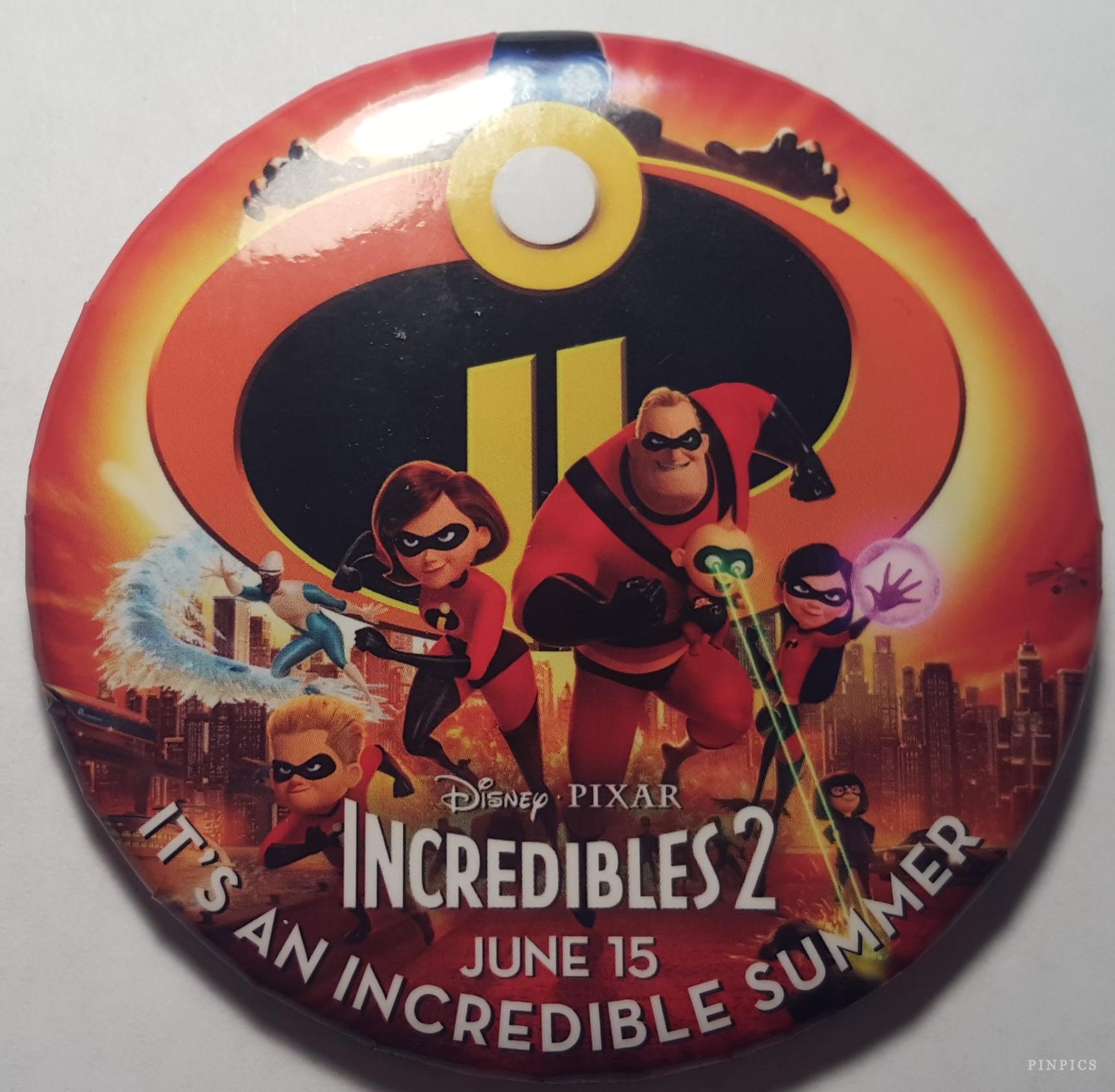 Incredibles 2 - Opening Day Promo Button