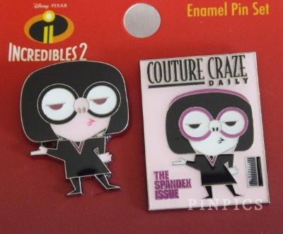 Loungefly - Incredibles 2 Edna Mode 2 pin Set