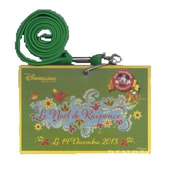 Accessory - DLP - Rapunzel's Christmas Pin Event - Entering lanyard
