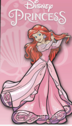 FiGPiN - Ariel - D23 Expo - 227 - Little Mermaid - Pink Dress - Dinglehopper