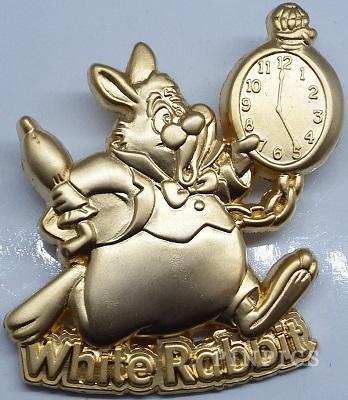 M&P - White Rabbit - Alice in Wonderland - Goldtone - 100 Relief