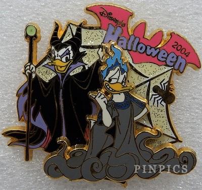 M&P - Donald & Daisy Duck - Hades & Maleficent - Halloween 2004