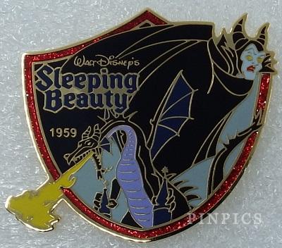 M&P - Maleficent & Dragon - Shield - Sleeping Beauty - History of Art 2002