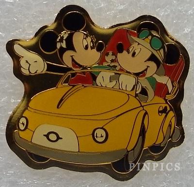 TDR - Mickey & Minnie - Yellow Convertible Car - TDL