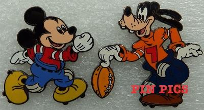 DLR - Mickey and Goofy - Football set
