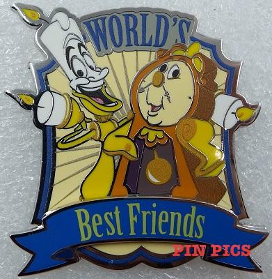 DLP - Cogsworth and Lumiere - Beauty and the Beast - Worlds Best Friends