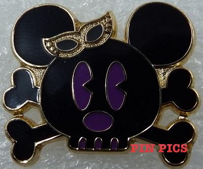 TDR - Mickey Mouse - Black Skull & Cross-bones - Halloween
