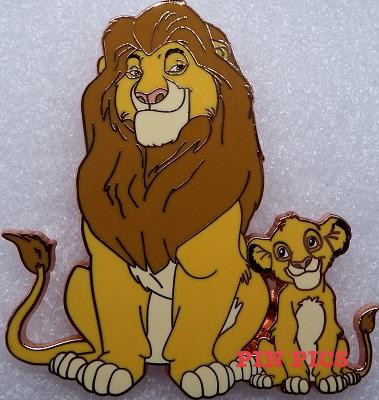 Acme-Hotart - Family Portrait 1 - Mufasa and Simba Rose Gold