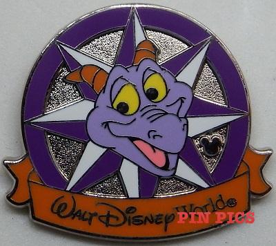 WDW - 2012 Hidden Mickey Completer Pin - Compass Collection - Figment (PWP)