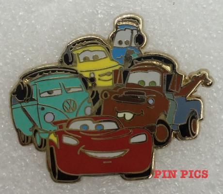 Jerry Leigh - Cars 2 Group (Lightning McQueen, Tow Mater, Fillmore, Guido & Luigi)