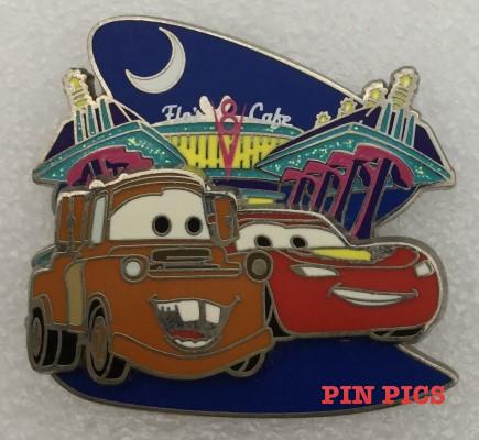 DLR - Lightning McQueen and Mater - Meet Us At Flo’s