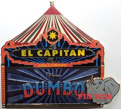 DSSH - A Magnificent Pin Trading Event - Dumbo Live Action - El Capitan Marquee  