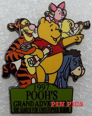 DIS - Pooh, Tigger, Piglet, Rabbit and Eeyore - 1997 - 100 Years of Dreams - Pin 65 - Pooh's Grand Adventure