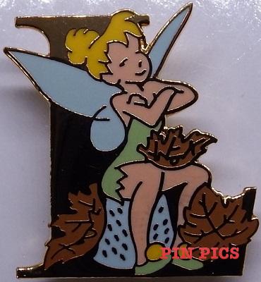 Tinker Bell #1 L Name Pin
