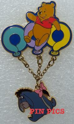 WDW - Pooh & Eeyore - Balloon - Dangle