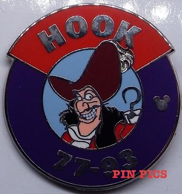 WDW - 2013 Hidden Mickey Series - Magic Kingdom Villains Parking Sign - Captain Hook
