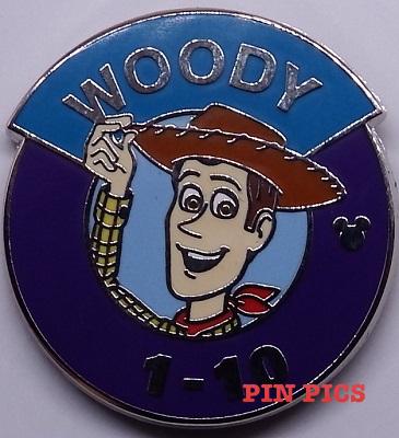 WDW - 2014 Hidden Mickey Series - Magic Kingdom Heroes Parking Sign - Woody