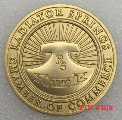 DL - Radiator Springs Chamber of Commerce Medallion - Cars Land Reveal/Conceal - Mystery