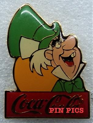 WDW - Mad Hatter - 15th Anniversary - 1986 Coca-Cola Framed Set - Alice in Wonderland - Man in Green Top Hat