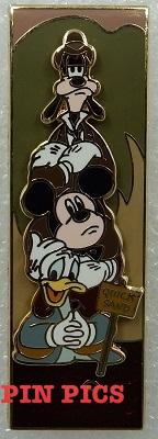 WDI - Haunted Mansion - Stretching Room Portrait - Quicksand Mickey Donald and Goofy