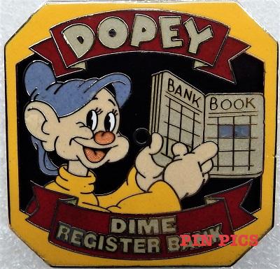 WDW - Dopey Bank - Pin of the Month - Vintage #4