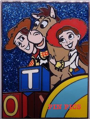 2013 Pixar Mystery Collection-Toy Story- Woody, Bullseye and Jessie
