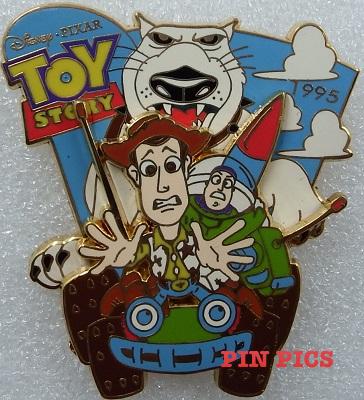 M&P - Woody, Buzz & Sids Dog - Toy Story 1995 - History of Art 2003
