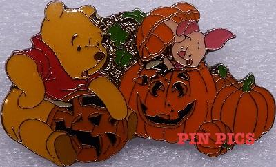 DLRP - Halloween 2001 - Pooh & Piglet Pumpkin Carving