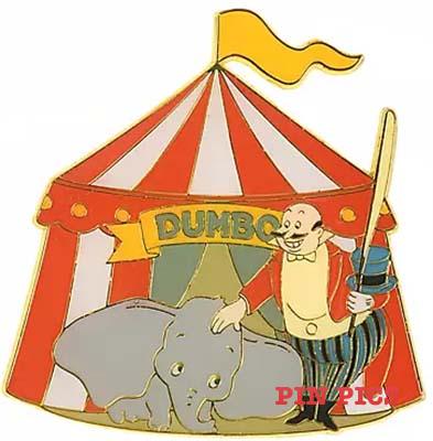 JDS - Dumbo & Ringmaster - Circus Tent - 80th Anniversary