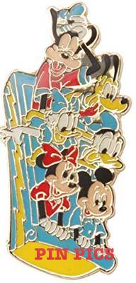 Japan - Mickey, Minnie, Donald, Daisy, Goofy & Pluto - Space Mountain - Nostalgic